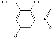 2-HYDROXY-5-METHOXY-3-NITROBENZYLAMINE Struktur