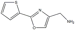 (2-THIEN-2-YL-1,3-OXAZOL-4-YL)METHYLAMINE Struktur