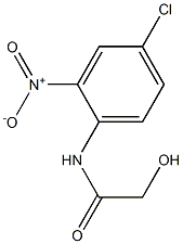 N-(4-CHLORO-2-NITROPHENYL)-2-HYDROXYACETAMIDE Struktur