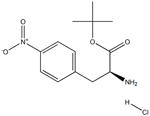 4-NITRO-L-PHENYLALANINE TERT-BUTYL ESTER HYDROCHLORIDE Struktur