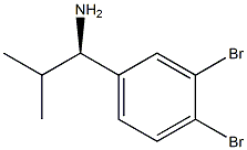 (1R)-1-(3,4-DIBROMOPHENYL)-2-METHYLPROPYLAMINE Struktur