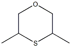 2,6-DIMETHYL-1,4-THIOXANE Struktur