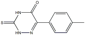 6-(4-METHYLPHENYL)-3-THIOXO-3,4-DIHYDRO-1,2,4-TRIAZIN-5(2H)-ONE Struktur