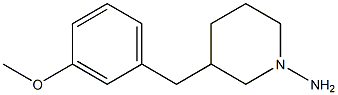 3-(3-METHOXY-BENZYL)-PIPERIDIN-1-YLAMINE Struktur