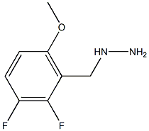 (2,3-DIFLUORO-6-METHOXY-BENZYL)-HYDRAZINE Struktur