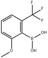 2-METHOXY-6-(TRIFLUOROMETHYL)BENZENEBORONIC ACID Struktur