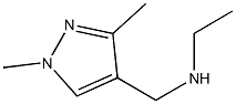 (1,3-DIMETHYL-1H-PYRAZOL-4-YLMETHYL)-ETHYL-AMINE Struktur