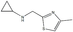 CYCLOPROPYL-(4-METHYL-THIAZOL-2-YLMETHYL)-AMINE Struktur