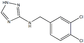 N-(3,4-DICHLOROBENZYL)-1H-1,2,4-TRIAZOL-3-AMINE Struktur