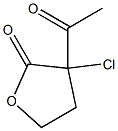 3-ACETYL-3-CHLORO-DIHYDRO-FURAN-2-ONE Struktur