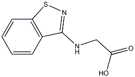 (1,2-BENZISOTHIAZOL-3-YLAMINO)ACETIC ACID Struktur