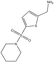 [5-(PIPERIDIN-1-YLSULFONYL)THIEN-2-YL]METHYLAMINE Struktur