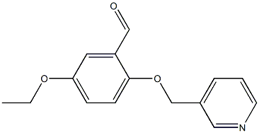 5-ETHOXY-2-(PYRIDIN-3-YLMETHOXY)BENZALDEHYDE Struktur