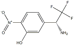 5-((1R)-1-AMINO-2,2,2-TRIFLUOROETHYL)-2-NITROPHENOL Struktur