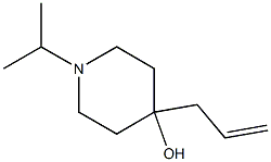 4-ALLYL-1-ISOPROPYL-4-PIPERIDINOL Struktur