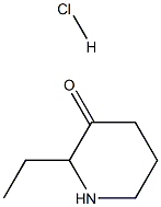 2-ETHYL-PIPERIDIN-3-ONE HYDROCHLORIDE Struktur