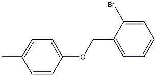 2-BROMOBENZYL-(4-METHYLPHENYL)ETHER Struktur