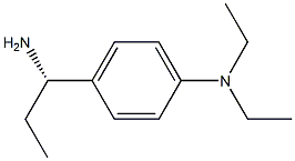 [4-((1S)-1-AMINOPROPYL)PHENYL]DIETHYLAMINE Struktur