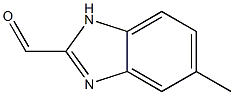 1H-BENZIMIDAZOLE-2-CARBOXALDEHYDE, 5-METHYL- Struktur