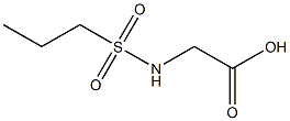 [(PROPYLSULFONYL)AMINO]ACETIC ACID Struktur