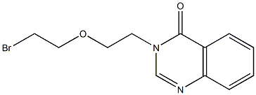 3-[2-(2-BROMO-ETHOXY)-ETHYL]-3H-QUINAZOLIN-4-ONE Struktur