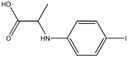 2-(4-IODO-PHENYLAMINO)-PROPIONIC ACID Struktur