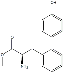 METHYL (2R)-2-AMINO-3-[2-(4-HYDROXYPHENYL)PHENYL]PROPANOATE Struktur