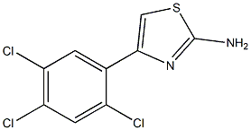 4-(2,4,5-TRICHLORO-PHENYL)-THIAZOL-2-YLAMINE Struktur