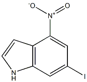 6-IODO-4-NITRO INDOLE Struktur