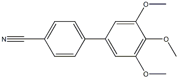 3',4',5'-TRIMETHOXY-BIPHENYL-4-CARBONITRILE Struktur