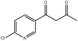 1-(6-CHLOROPYRIDIN-3-YL)BUTANE-1,3-DIONE Struktur