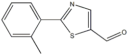 2-O-TOLYL-THIAZOLE-5-CARBALDEHYDE Struktur