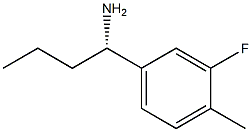 (1S)-1-(3-FLUORO-4-METHYLPHENYL)BUTYLAMINE Struktur