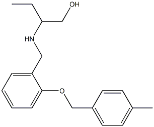 2-((2-((4-METHYLBENZYL)OXY)BENZYL)AMINO)BUTAN-1-OL Struktur