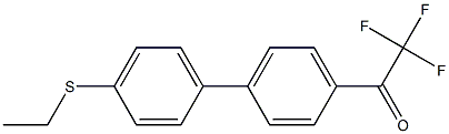 4'-(4-ETHYLTHIOPHENYL)-2,2,2-TRIFLUOROACETOPHENONE Struktur