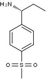 1-((1R)-1-AMINOPROPYL)-4-(METHYLSULFONYL)BENZENE Struktur