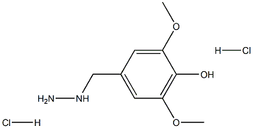 3,5-DIMETHOXY-4-HYDROXY-BENZYL-HYDRAZINE DIHYDROCHLORIDE Struktur