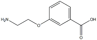 3-(2-AMINOETHOXY)BENZOIC ACID Struktur