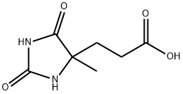 3-(4-METHYL-2,5-DIOXO-IMIDAZOLIDIN-4-YL)-PROPIONIC ACID Struktur