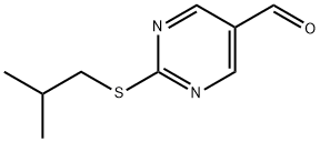 2-ISOBUTYLSULFANYL-PYRIMIDINE-5-CARBALDEHYDE Struktur