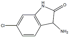 3-AMINO-6-CHLORO-1,3-DIHYDRO-2H-INDOL-2-ONE Struktur