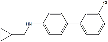 (1S)[4-(3-CHLOROPHENYL)PHENYL]CYCLOPROPYLMETHYLAMINE Struktur