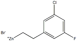 3-CHLORO-5-FLUOROPHENETHYLZINC BROMIDE Struktur