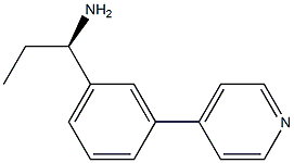 (1R)-1-(3-(4-PYRIDYL)PHENYL)PROPYLAMINE Struktur