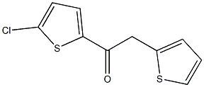 1-(2-CHLORO-5-THIENYL)-2-(2-THIENYL)ETHAN-1-ONE Struktur