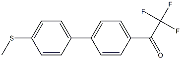 4'-(4-METHYLTHIOPHENYL)-2,2,2-TRIFLUOROACETOPHENONE Struktur