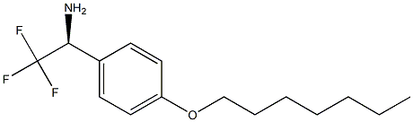 (1S)-2,2,2-TRIFLUORO-1-(4-HEPTYLOXYPHENYL)ETHYLAMINE Struktur