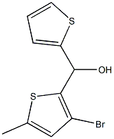 3-BROMO-2-THIENYL-(5-METHYL-2-THIENYL)METHANOL Struktur