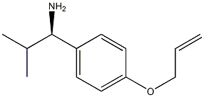 (1R)-2-METHYL-1-(4-PROP-2-ENYLOXYPHENYL)PROPYLAMINE Struktur