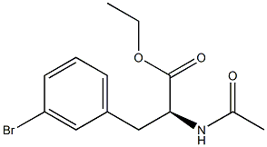 AC-DL-PHE(3-BR)-OET Struktur